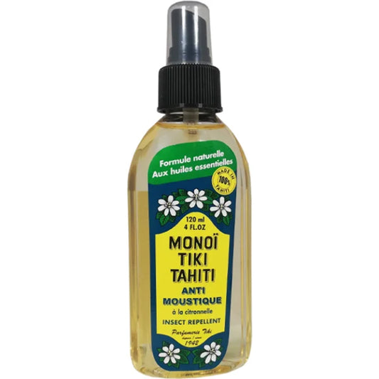 Ulei natural Anti-țânțari cu Monoi Tiki Tahiti, lemongrass și uleiuri esențiale 120ml